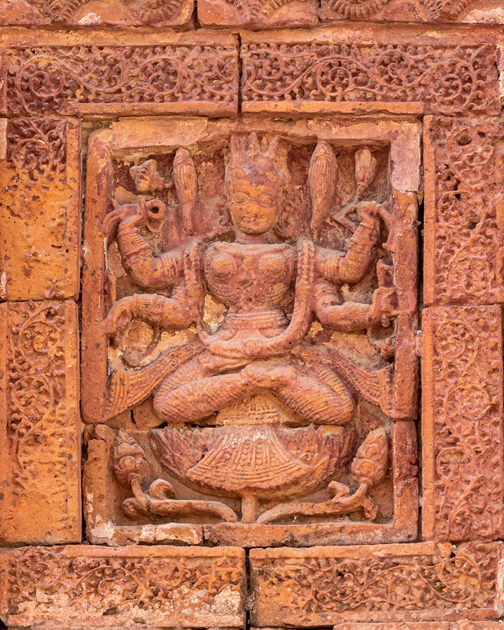 terracota panle in raghunath mandir